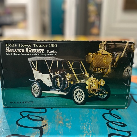 "New in Box Silver Ghost Radio Rolls Royce Tour 1910 - RARE Excellent condition - Picture 2 of 16